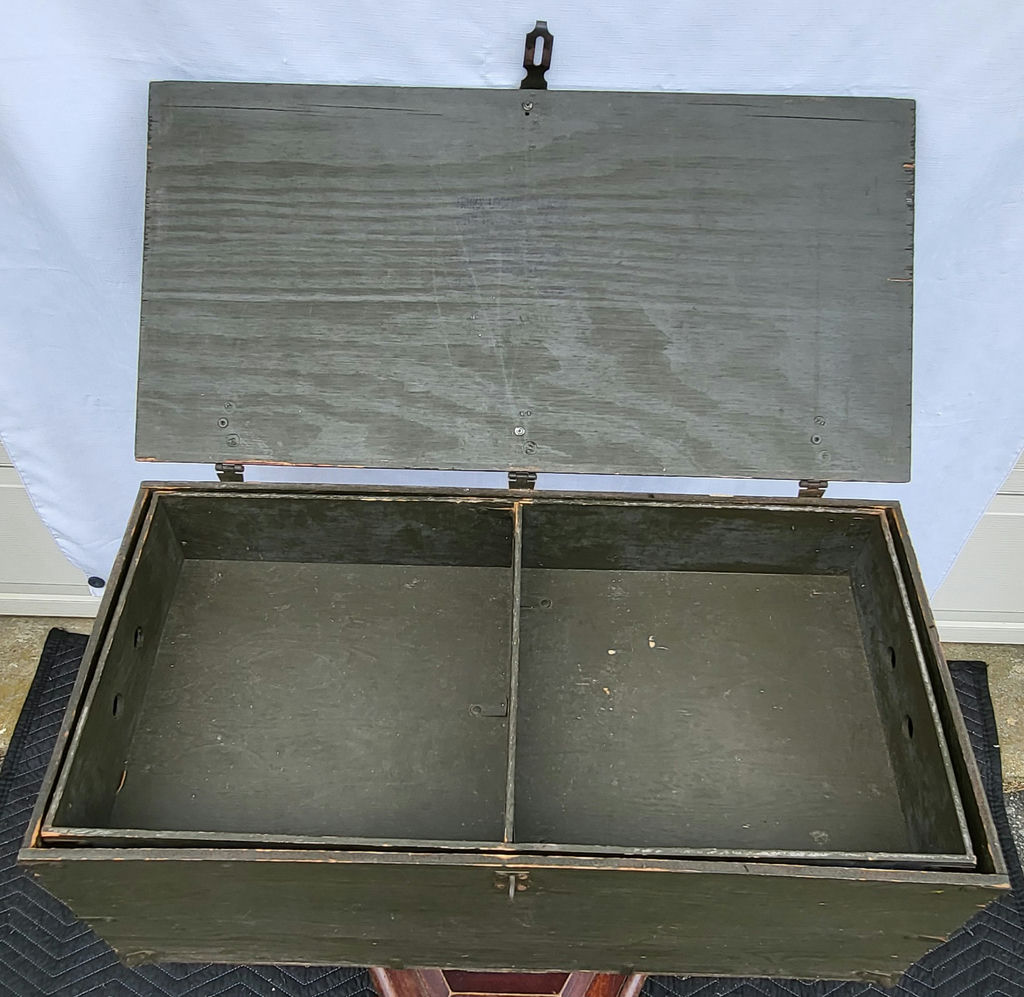 Vintage U.S. Military Boot Camp Foot Locker #1 - image 3 of 8