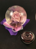 2 Glass Decorative Items (Blenko Apple?) - thumbnail 2 of 6