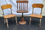 Vintage Students Seats Lot of 3 - thumbnail 1 of 5