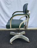 Mid-Century Rolling Swivel Industrial Tanker Chair - thumbnail 2 of 6