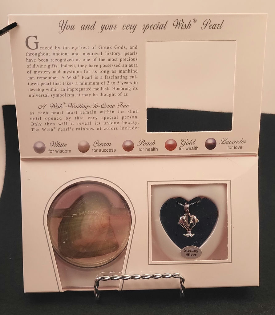 Wish Pearl .925 Sterling Necklace - image 2 of 2
