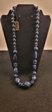 Vintage Genuine Blue Lucite Statement Necklace•New Old Stock - thumbnail 1 of 3