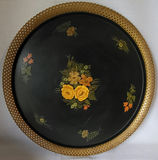 Vintage Toleware Tray & 2 Wooden Bowls - thumbnail 3 of 10