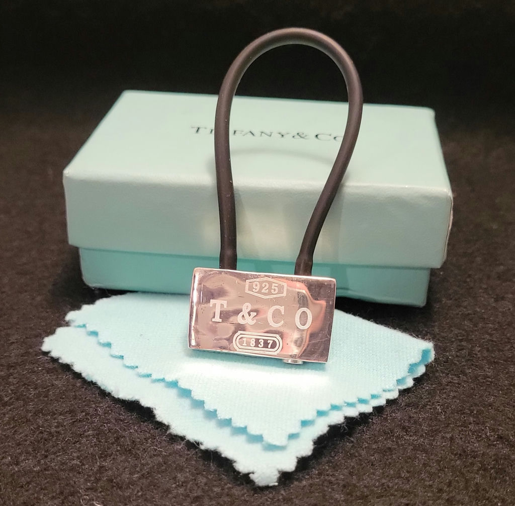 Tiffany & Co .925 1837 Keychain Lock - image 1 of 5