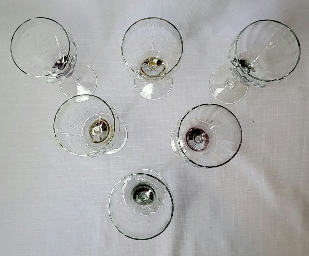 6 New Pottery Barn Bubble Stem Wine Goblets - image 7 of 7