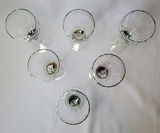 6 New Pottery Barn Bubble Stem Wine Goblets - thumbnail 7 of 7