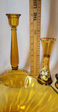 Vintage Amber Glass Lot of 9 - thumbnail 6 of 7