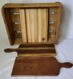 Antique Labeled Grape Crate & 3 Vintage Cutting Boards - thumbnail 3 of 8