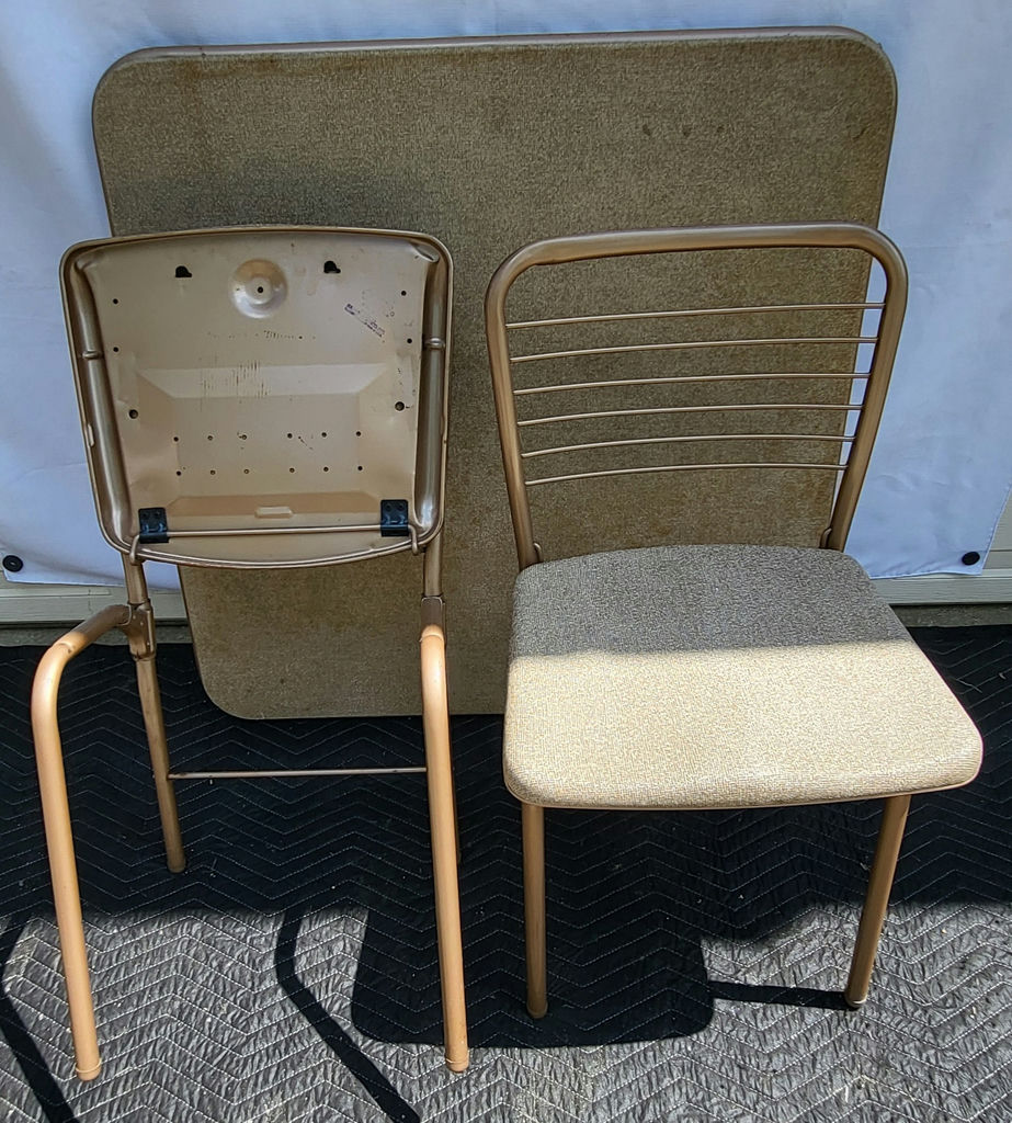 Vintage Mid-Century Folding Card Table - image 3 of 7
