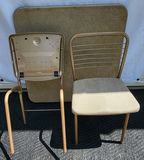 Vintage Mid-Century Folding Card Table - thumbnail 3 of 7