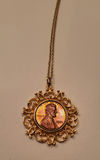 Bicentennial USA Coin & Stamps Paperweight + Penny Pendant Necklace - thumbnail 4 of 5