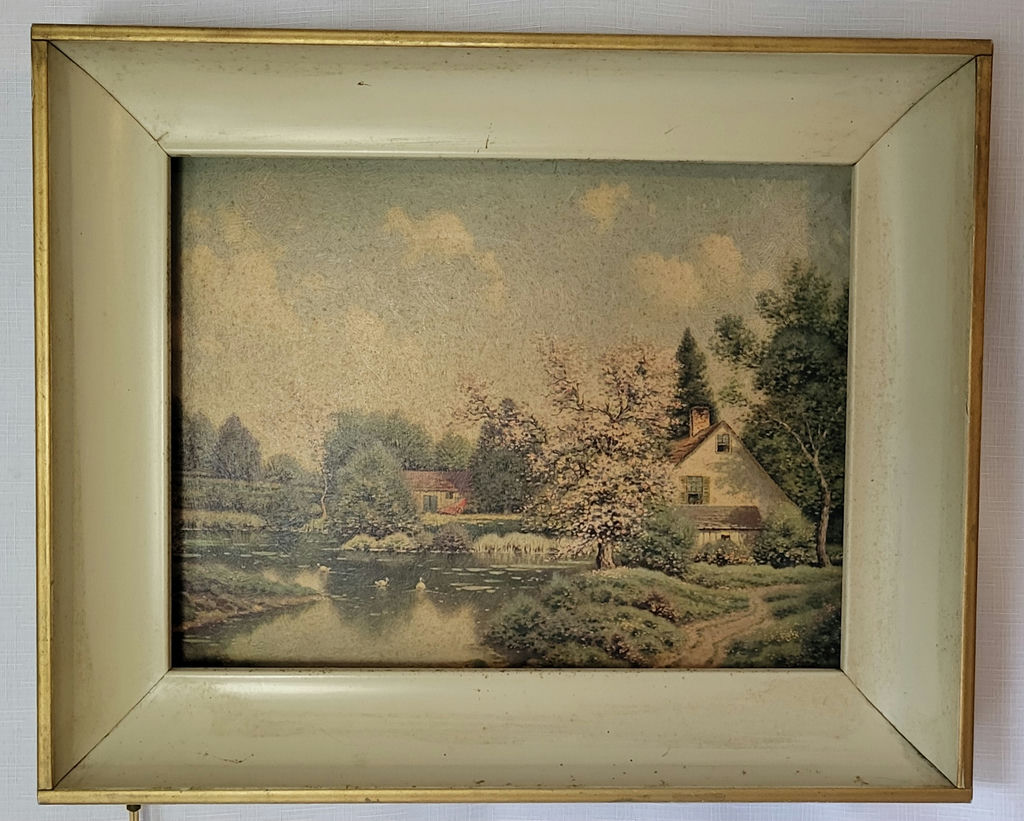 Vintage Mid-Century Helmscene Lighted Art Box - image 4 of 7