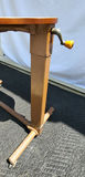 Vintage Adjustable Rolling Makeup/TV Dinner Stand - thumbnail 4 of 5