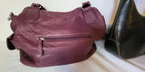 2 Vintage Purses • Burgundy & Black Leather - thumbnail 6 of 11