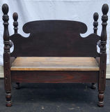 Hand Made Bench w/ Repurposed Vintage Materials - thumbnail 4 of 5
