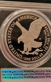 Silver Eagle PCGS First Strike PR70 Army Privy In Case - thumbnail 7 of 7