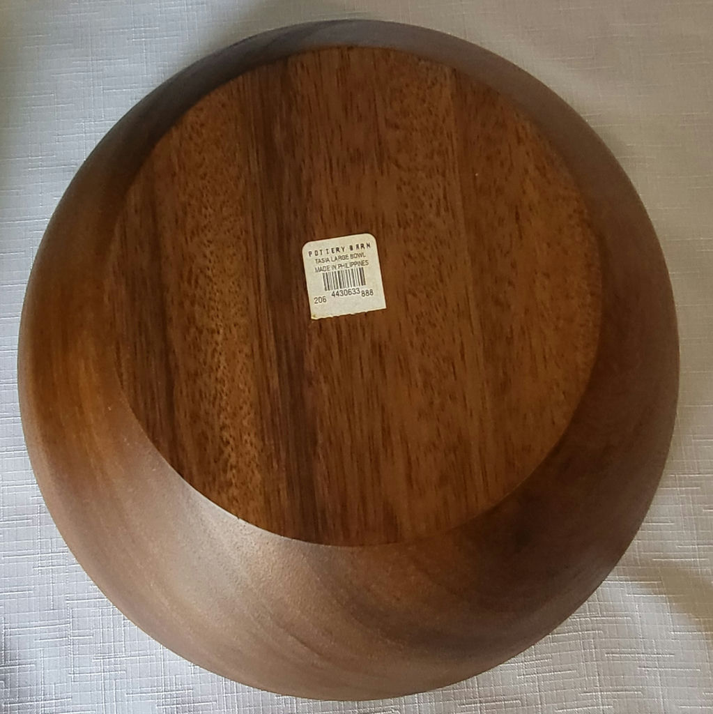 Vintage Toleware Tray & 2 Wooden Bowls - image 5 of 10