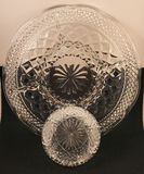 Vintage Tall Cut Crystal Vase & Serving Dishes - thumbnail 11 of 13
