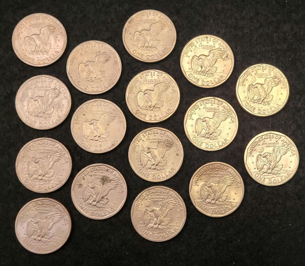Lot of 16 Susan B. Anthony U.S. Dollar Coins - image 2 of 2