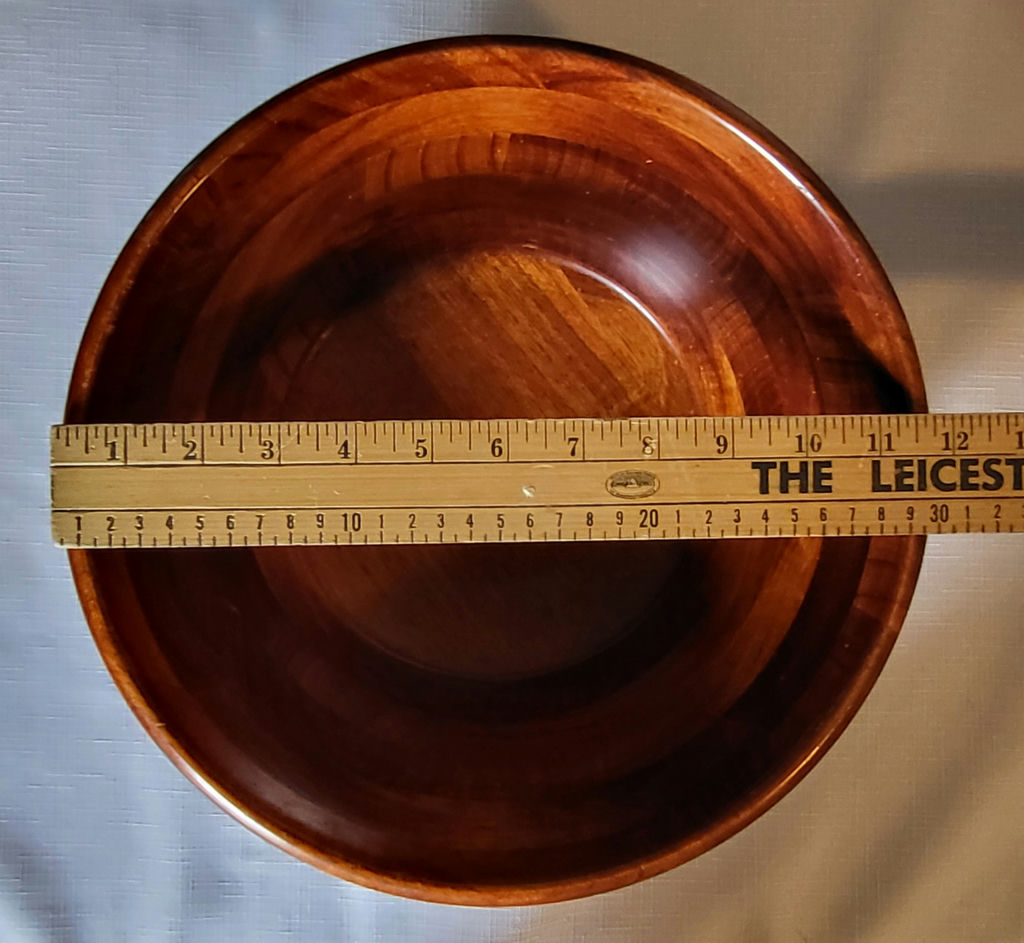 Vintage Toleware Tray & 2 Wooden Bowls - image 9 of 10