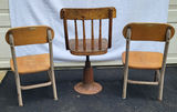 Vintage Students Seats Lot of 3 - thumbnail 2 of 5