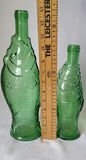 Vintage 70’s Emerald Green Fish Shaped Glass Bottles - thumbnail 6 of 6