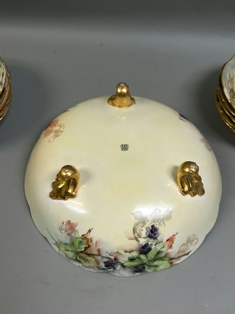 Antique T&V Limoges Bowls Signed - image 4 of 5