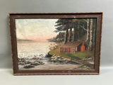Landscape Riverside Oil Painting  - thumbnail 1 of 4