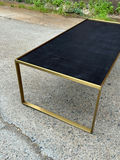 MCM Wooden Top Metal Coffee Table - thumbnail 4 of 5
