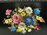 Signed Hand-Painted Tole Tray  - thumbnail 5 of 5