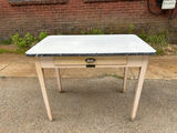 Mid- Century Enamel Top Kitchen Table - thumbnail 1 of 5