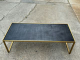 MCM Wooden Top Metal Coffee Table - thumbnail 2 of 5