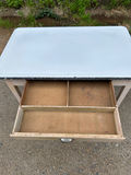 Mid- Century Enamel Top Kitchen Table  - thumbnail 2 of 5