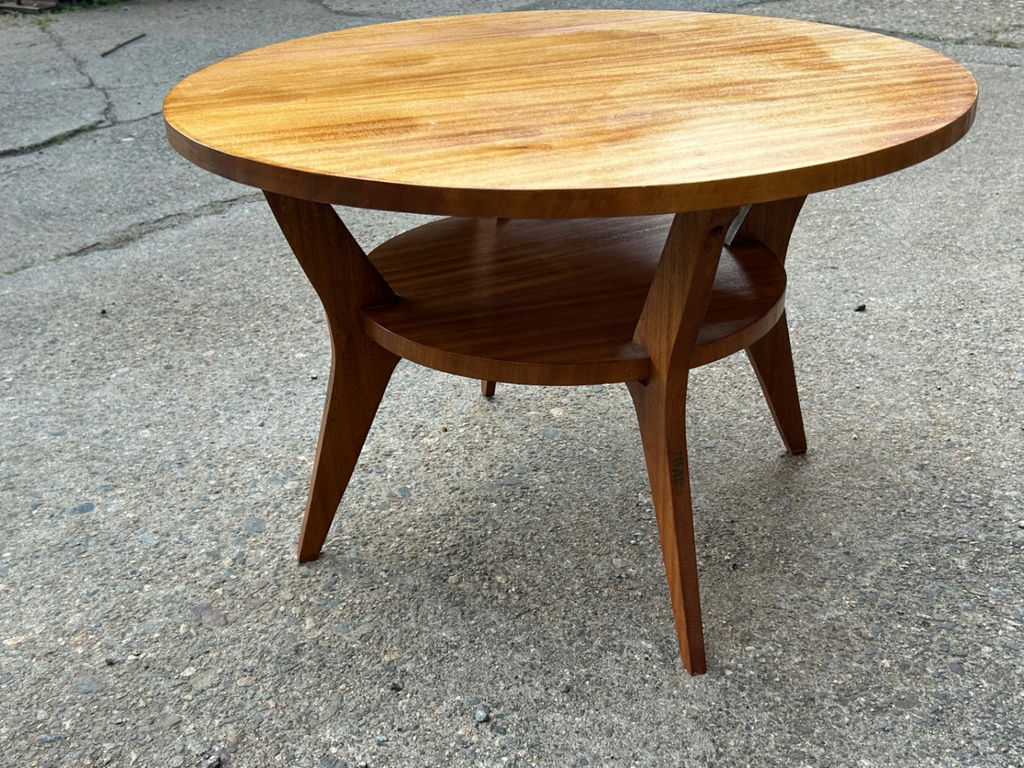 Mid- Century Round Coffee Table - image 3 of 5