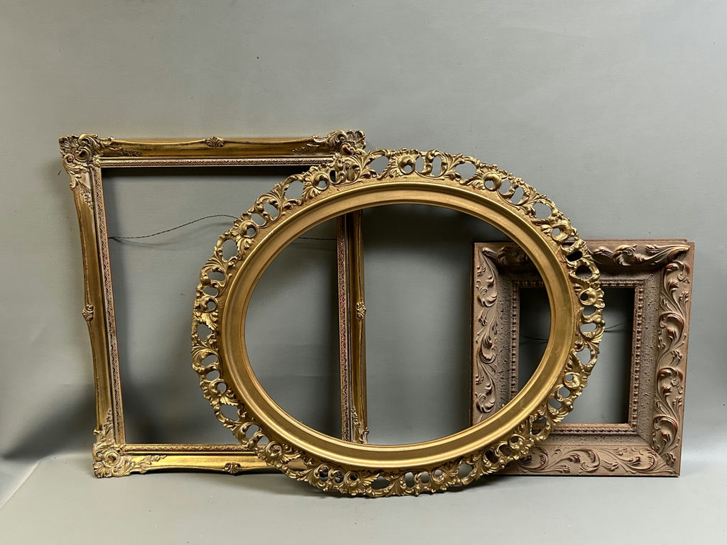 A Group of Ornate Picture Frames  - image 1 of 5