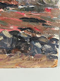 Signed Landscape Oil on Board Painting  - thumbnail 2 of 4