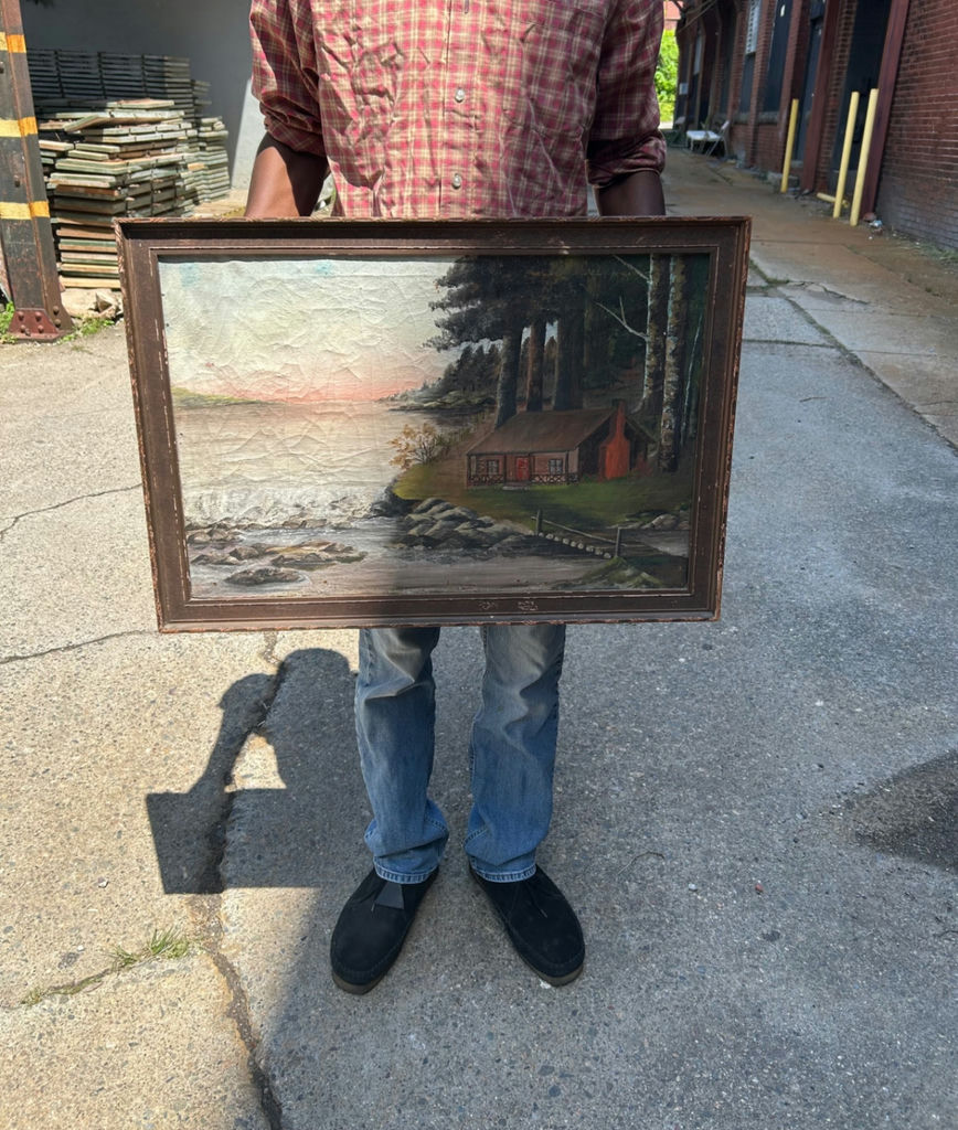 Landscape Riverside Oil Painting  - image 3 of 4