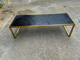 MCM Wooden Top Metal Coffee Table - thumbnail 3 of 4
