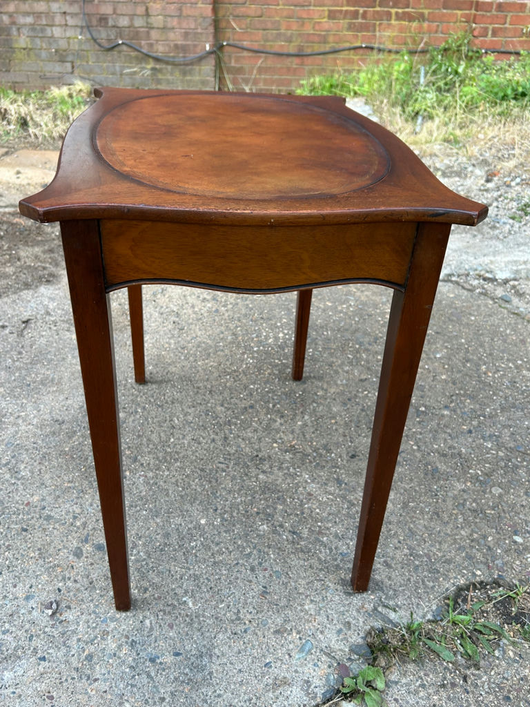 Kittinger Leather Top End Table Buffalo NY  - image 4 of 4
