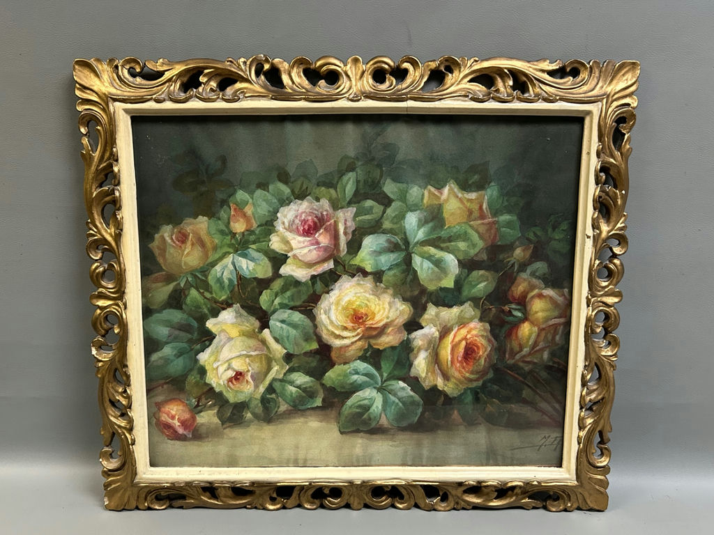 Still Life Watercolor Painting Signed  - image 1 of 4