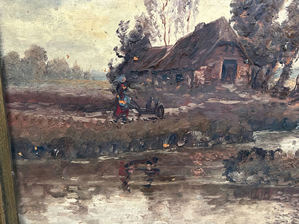 Landscape Oil on Board - image 2 of 4