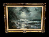 Large Seascape Oil on Canvas - thumbnail 1 of 4