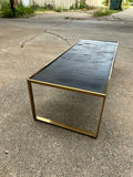 MCM Wooden Top Metal Coffee Table  - thumbnail 2 of 4