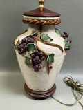 Pottery Lamp Attached Grapes  - thumbnail 2 of 4