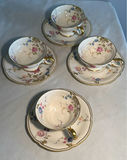 Floral China Tea Set with Cups, Saucers, Bowls, and Plates - thumbnail 2 of 4
