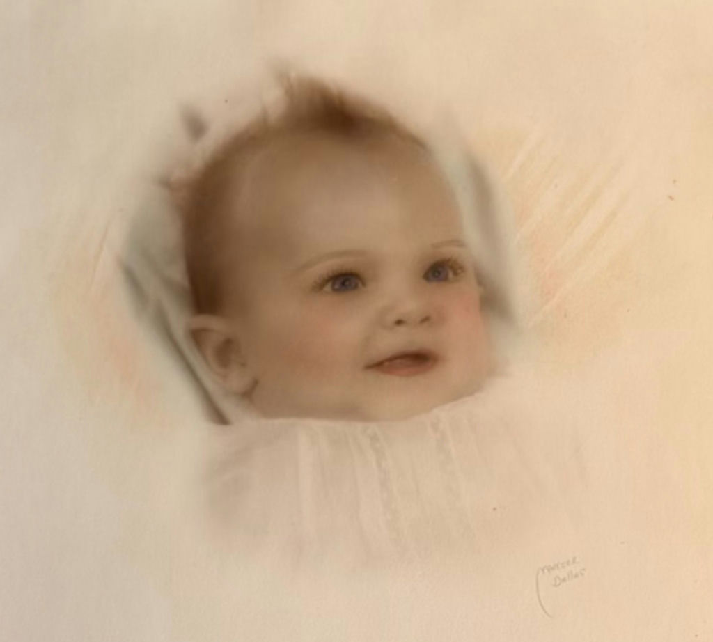 Vintage Art And A Baby Portrait - image 6 of 6