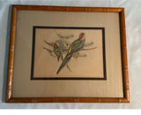 Framed parrot print and vintage Hawaiian menus - thumbnail 9 of 10