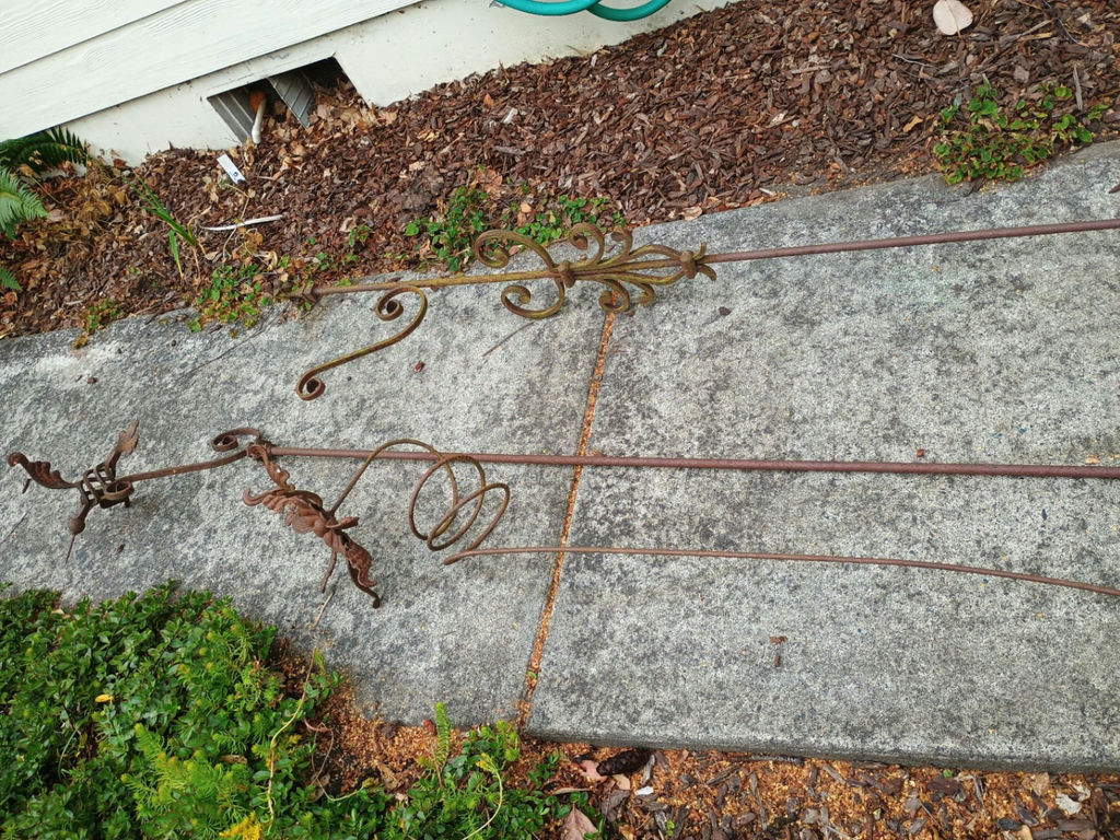 Iron Shepherd's hooks and garden decor - image 2 of 6