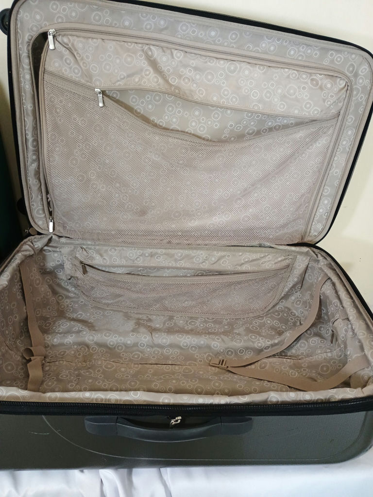 Three pieces of luggage: two rolling suitcases and a backpack - image 3 of 8