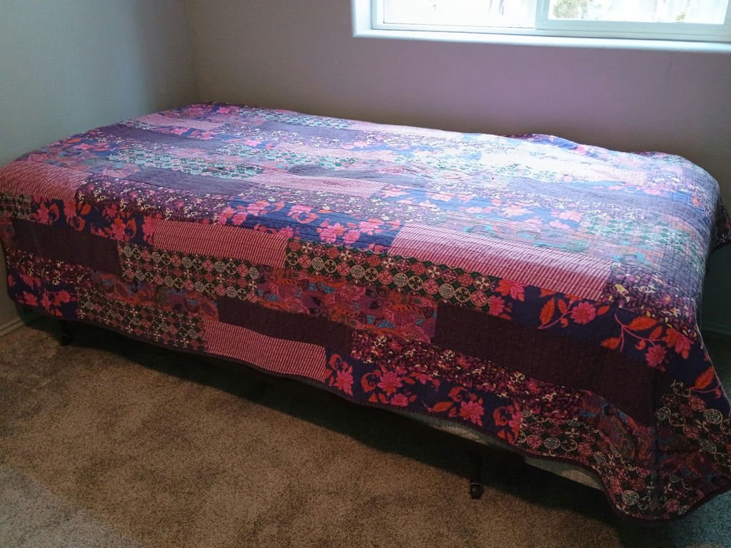 Twin sized beautyrest mattress, box spring, frame and bedding - image 1 of 7